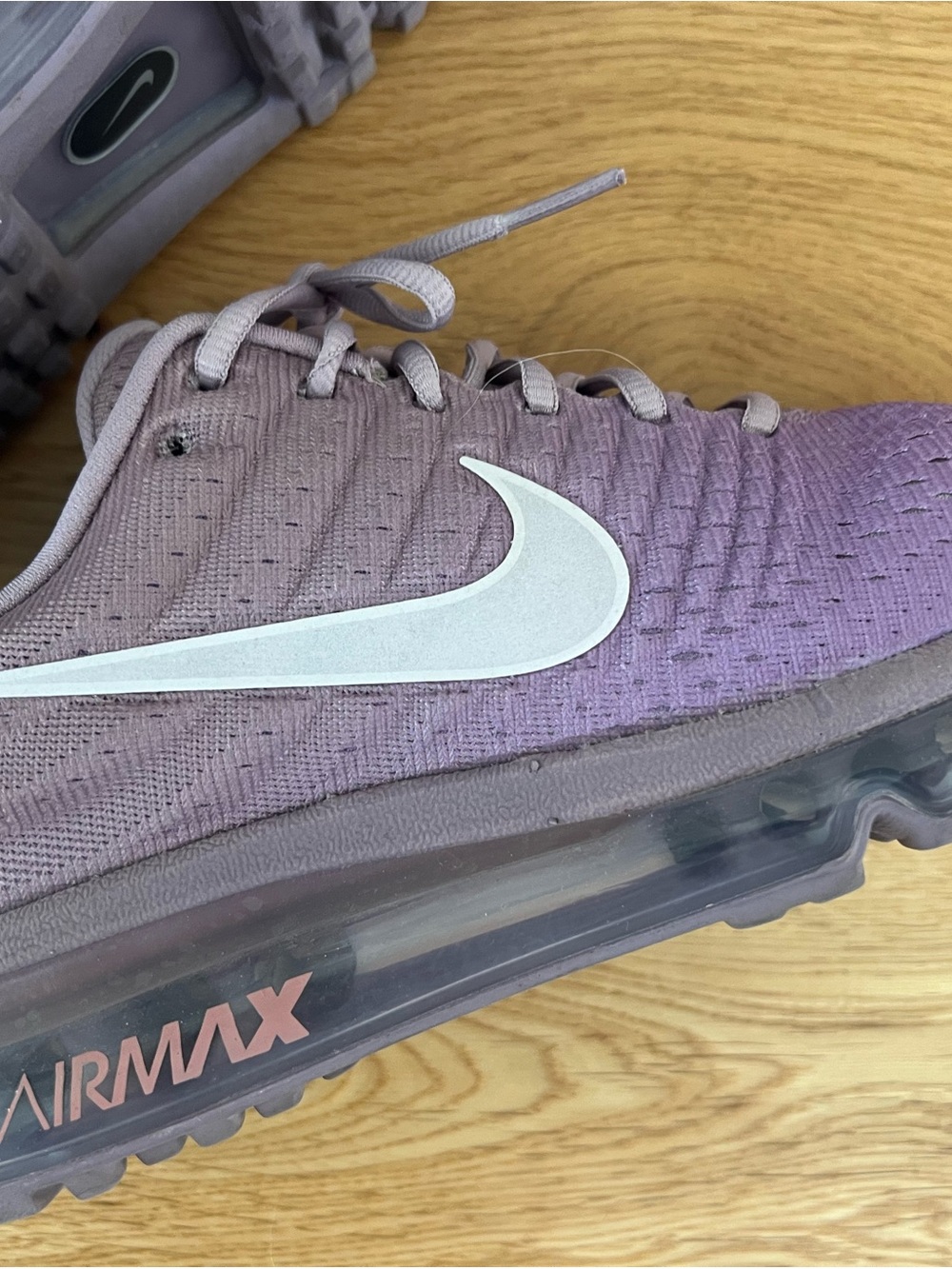 Nike Women’s Air Max Purple and White Athletic Sneakers